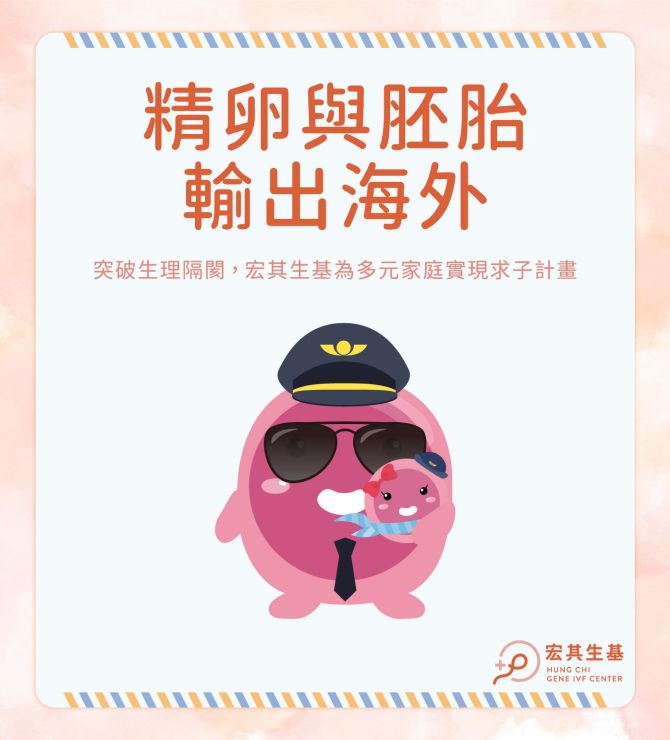 精卵與胚胎輸出海外✈️